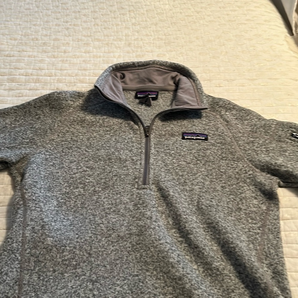 Patagonia Women’s Medium Birch White Better Sweater 1/4 Zip